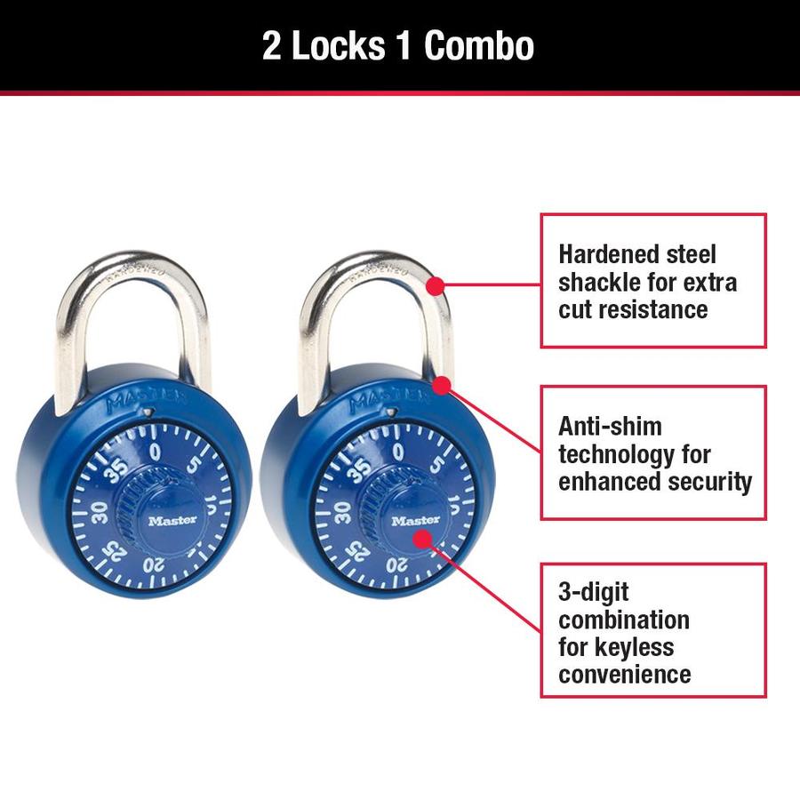 master lock dial combination padlock