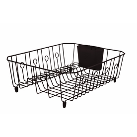 UPC 071691249573 product image for Rubbermaid 13-4/5-in W x 17-5/8-in L x 5-7/8-in H Coated Wire Dish Rack | upcitemdb.com