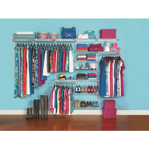 Zoomed: Rubbermaid Custom Closet Kit