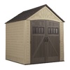 Rubbermaid Roughneck Gable Storage Shed (Common: 7-ft x 7-ft; Actual 