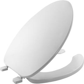 UPC 073088080844 product image for Bemis White Plastic Elongated Toilet Seat | upcitemdb.com