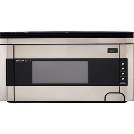 Sharp 1.5 cu ft OTR Microwave with Concealed Control Panel - Stainless Steel R1514T