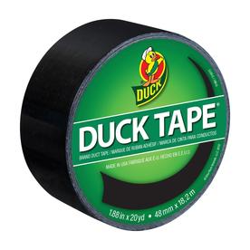 UPC 075353035054 product image for Duck 1.88-in x 60-ft Black Duct Tape | upcitemdb.com