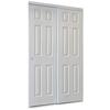 Shop ReliaBilt White 6-Panel Sliding Closet Interior Door (Common: 72