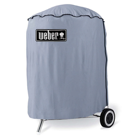 UPC 077924074073 product image for Weber Vinyl 24-in Charcoal Kettle Grill Cover | upcitemdb.com