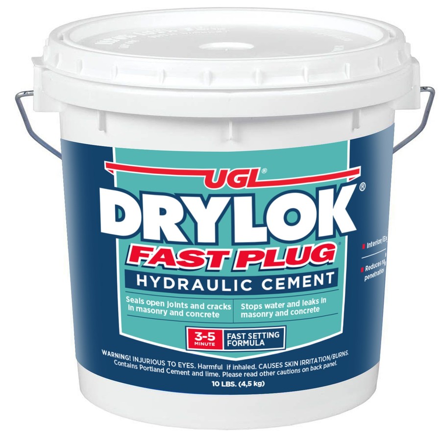 Shop UGL Drylok Fast Plug Hydraulic Cement, 10 Lbs at Lowes.com