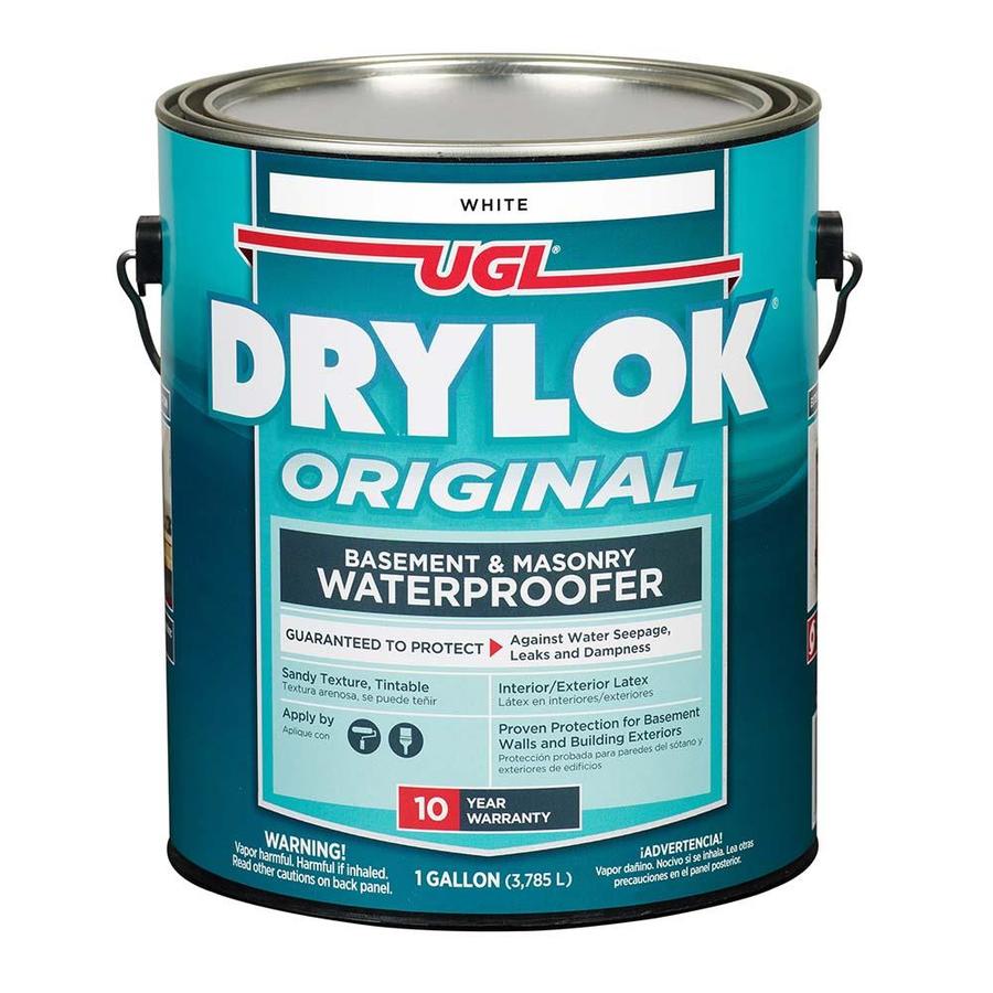 Shop UGL Drylok Latex-Based Masonry Waterproofer, White, Gallon at