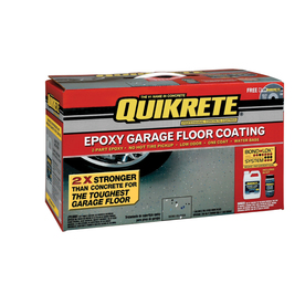 QUIKRETE 1-Gallon Kit Epoxy Garage Floor Coating Light Gray