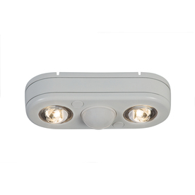 UPC 080083721962 product image for All-Pro Revolve 180-Degree 2-Head White LED Motion-Activated Flood Light | upcitemdb.com