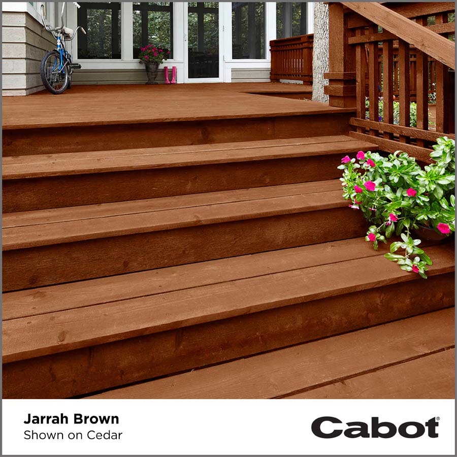 Cabot Australian Timber Oil Pre Tinted Jarrah Brown Transparent Exterior Stain And Sealer Gallon In The Exterior Stains Department At Lowes Com