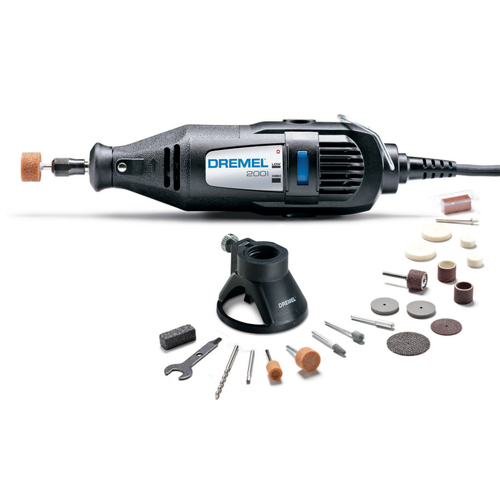 Zoomed: Dremel 200 Series Rotary Tool Kit