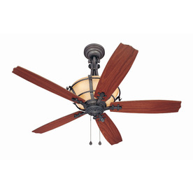 Harbor Breeze 54" Lynnhaven Vintage Iron Aged Bronze Ceiling Fan