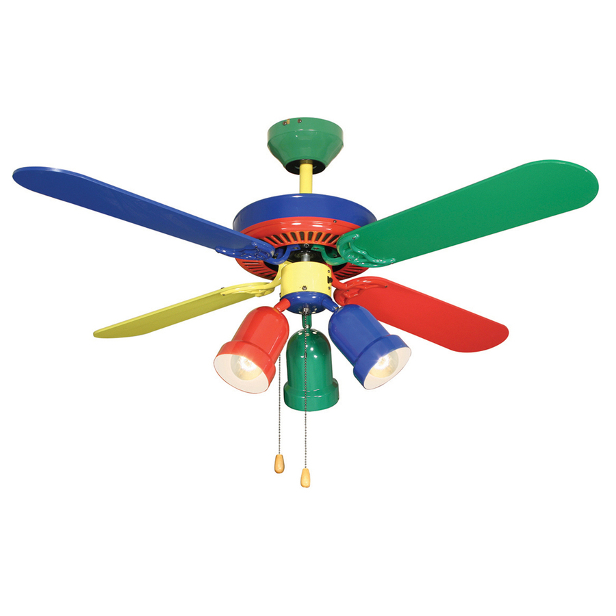 Shop Harbor Breeze 42" Rainbow Ceiling Fan at Lowes.com