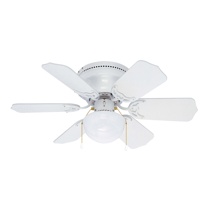 ... Hugger 30-in White Flush Mount Ceiling Fan with Light Kit at Lowes.com