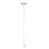 Portfolio 1-Light White Mini Pendant Light