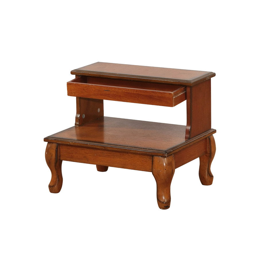 Shop Powell 1-Piece 15.25-in Cherry Wood Bed Riser at Lowes.com