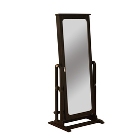 Powell Ebony Black Floorstanding Jewelry Armoire 502-551