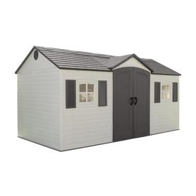 UPC 081483001098 product image for LIFETIME PRODUCTS Gable Storage Shed (Common: 15-ft x 8-ft; Interior Dimensions: | upcitemdb.com