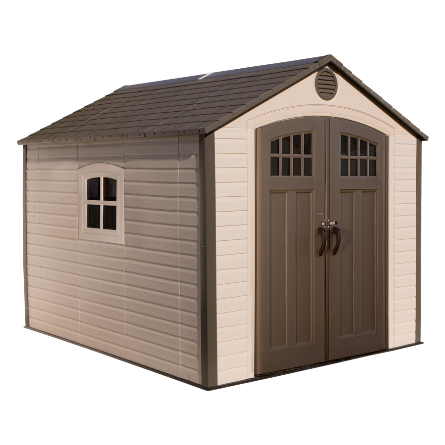 Shop LIFETIME PRODUCTS Gable Storage Shed (Common: 8-ft x 10-ft ...