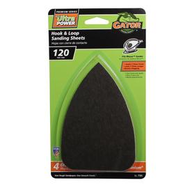 UPC 082354077013 product image for Gator 4-Pack 120-Grit 4-3/4-in W x 8-1/4-in L Hook and Loop Detail Sandpaper | upcitemdb.com
