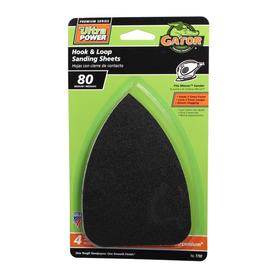 UPC 082354077020 product image for Gator 4-Pack 80-Grit 4-3/4-in W x 9-1/2-in L Hook and Loop Detail Sandpaper | upcitemdb.com