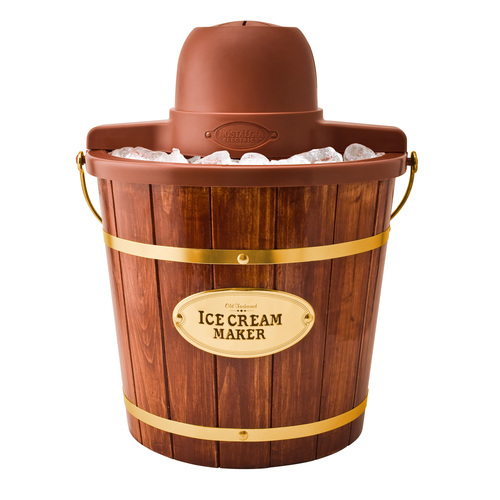   Electrics 4 Quart Wooden Bucket Electric Ice Cream Maker at Lowes