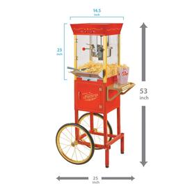 popcorn popper cart