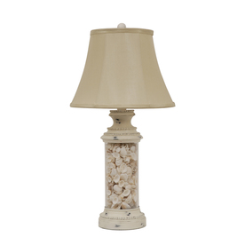 Seashell Lamp Shades on Wash Seashell Table Lamp With White Shade  3 Reviews  Product Details