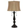 lowes deals on allen + roth 28-in Dark Oil Rubbed Bronze Indoor Table Lamp