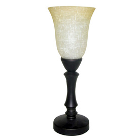 allen + roth 16" Bronze Touch Control Uplight Traditional Accent Lamp