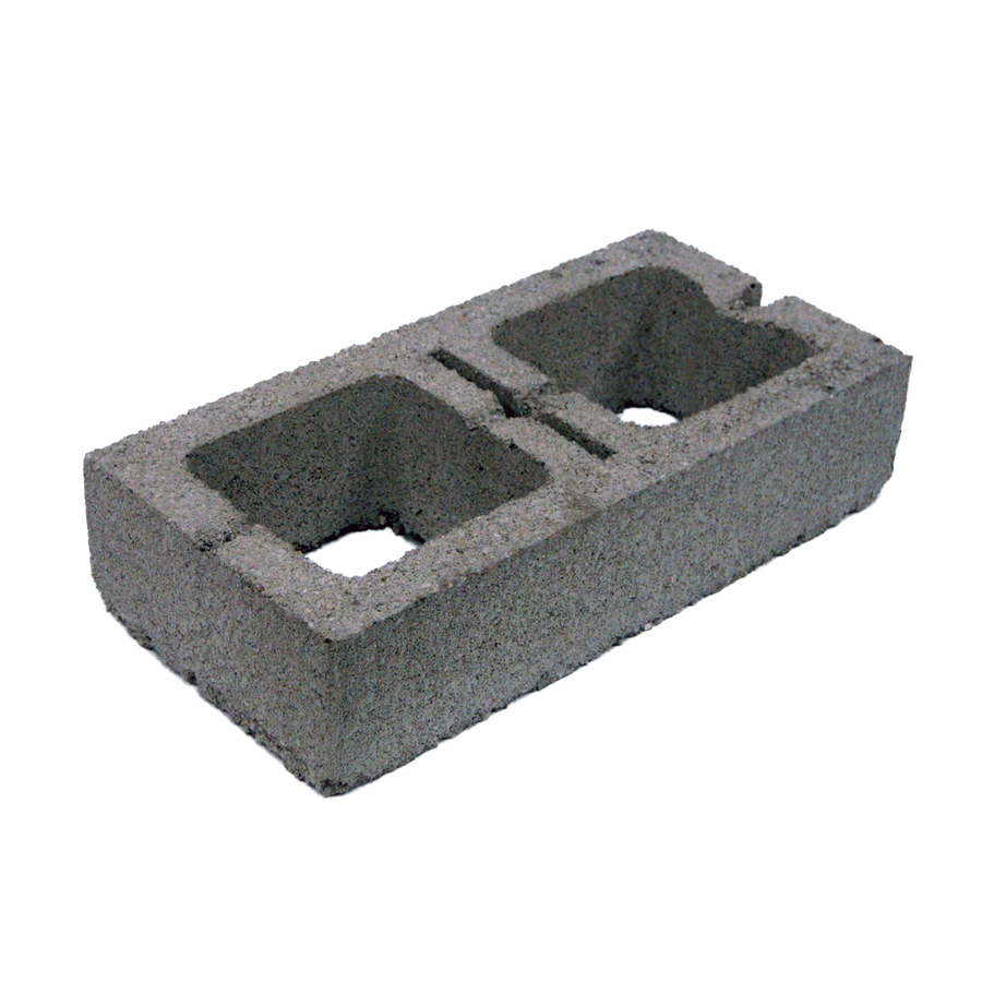 Shop Lightweight Half Concrete Blocks (Common: 16-in x 4-in x 8-in