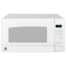 GE 1.8-cu ft 1100-Watt Countertop Microwave (White) JEB1860DMWW