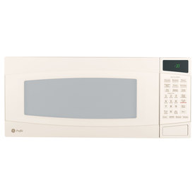 GE Profile 1-cu ft 800-Watt Countertop Microwave (Bisque) PEM31DMCC