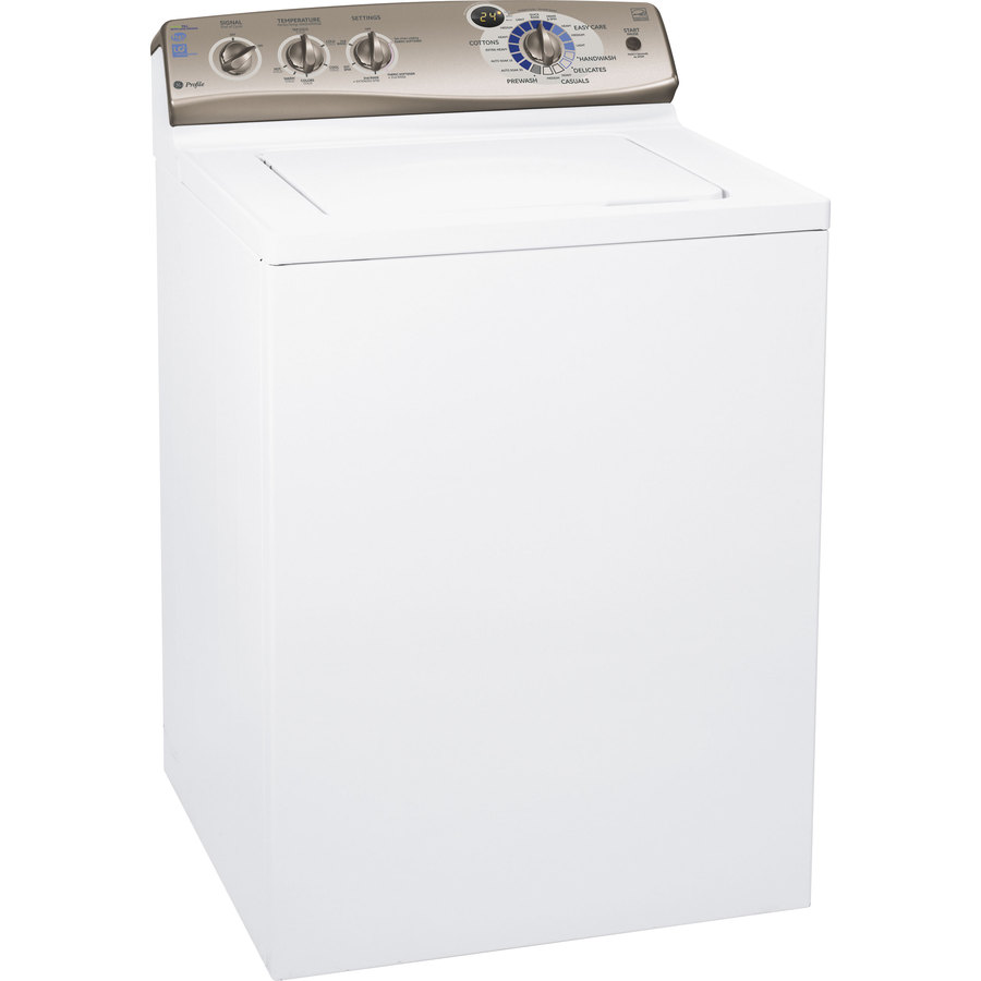 Shop GE Profile 3 6 cu Ft High Efficiency Top Load Washer Titanium On 