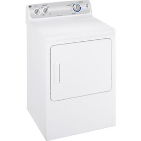 GE® 7 Cu. Ft. Electric Dryer (Color: White on White)