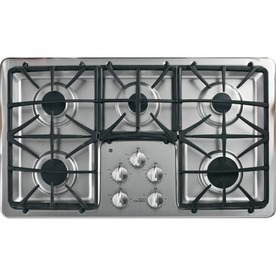 UPC 084691232940 product image for GE Profile 5-Burner Gas Cooktop (Stainless) (Common: 36-in; Actual 36-in) | upcitemdb.com