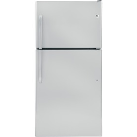 GE 20-cu ft Top-Freezer Refrigerator (Stainless Steel) ENERGY STAR GTH20SBBSS