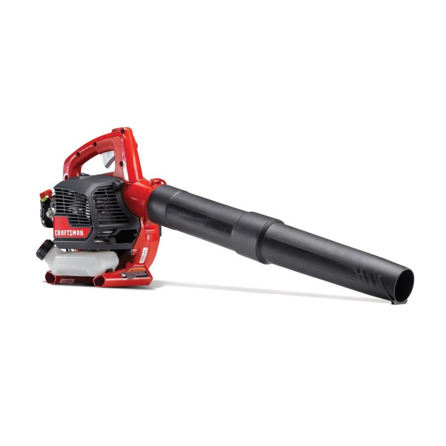 Craftsman B210 25 Cc 2 Cycle 200 Mph 430 Cfm Handheld Gas Leaf Blower In The Gas Leaf Blowers Department At Lowes Com