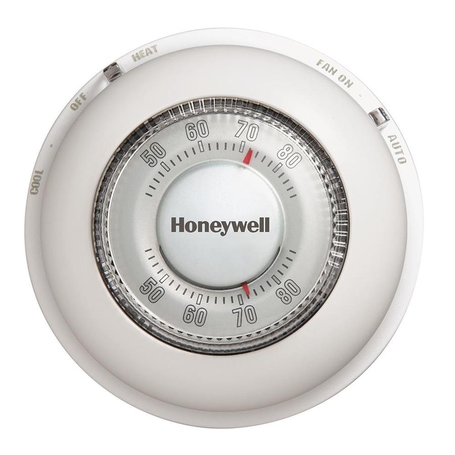 Ver Honeywell Round Mechanical Non Programmable Thermostat at Lowes 
