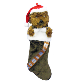 UPC 086131265563 product image for Star Wars 21.26-in Brown Polyester Chewbacca Christmas Stocking | upcitemdb.com