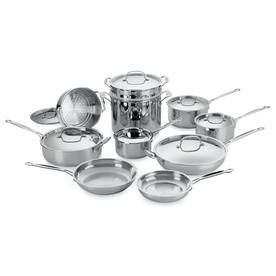 UPC 086279013477 product image for Cuisinart 17-Piece Chef's Classic Aluminum Cookware Set with Lids | upcitemdb.com