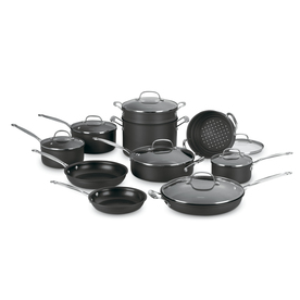 UPC 086279013781 product image for Cuisinart 17-Piece Chef's Classic Aluminum Cookware Set with Lids | upcitemdb.com