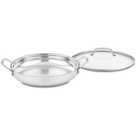 UPC 086279041739 product image for Cuisinart 2-Piece 13.75-in Cooking Pan with Lid | upcitemdb.com