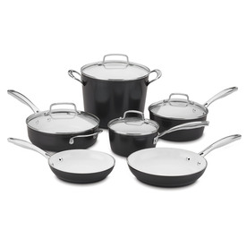 UPC 086279087508 product image for Cuisinart 10-Piece Elements 24-in Aluminum Cookware Set with Lid | upcitemdb.com