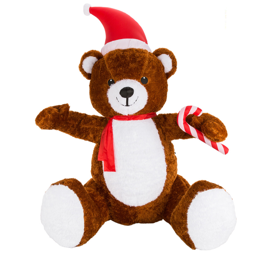 inflatable christmas teddy bear