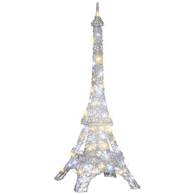 Shop Gemmy Lighted Eiffel Tower Outdoor Christmas Decoration with White