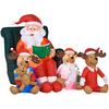 Gemmy 5-Ft. Inflatable Santa Reading Bedtime Story