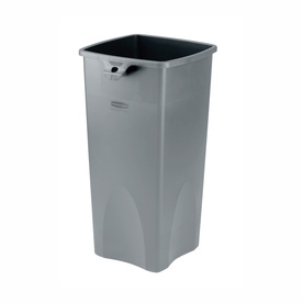 UPC 086876191424 product image for Rubbermaid Commercial Products Untouchable 23-Gallon Gray Indoor/Outdoor Garbage | upcitemdb.com