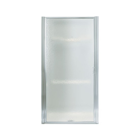 UPC 087206271274 product image for Sterling 31-in to 32-1/2-in Silver Framed Pivot Shower Door | upcitemdb.com