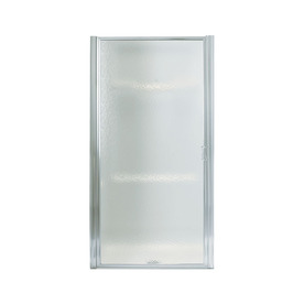UPC 087206271298 product image for Sterling 29-in to 30-1/2-in Silver Framed Pivot Shower Door | upcitemdb.com